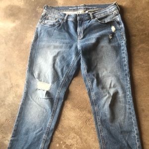 Old navy boyfriend straight capri’s size 8